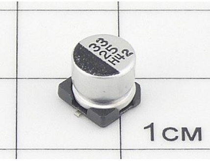 ЧИП 33мкФ 25В (6.3х5.8) 105°C