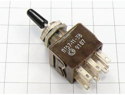 Тумблер ПТ57-11-3В7.850.055-01 "7"