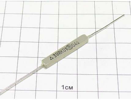 Резистор ТВО-1 39 Ом 10% "5"