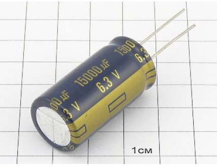Конденсатор 15000мкФ 6.3В 18x35 105°C