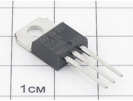 Тиристор BTA16-600B