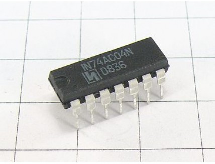 Микросхема IN74AC04N