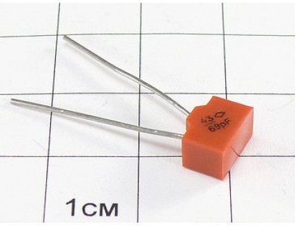 К10-43А МПОВ 69пФ 1% "5"
