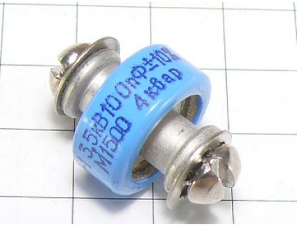 К15У-1А-3.5кВ-100пФ±10%-М1500-4квар