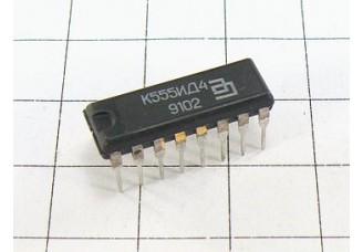 Микросхема К555ИД4