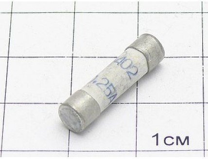 Вставка плавкая ВП2Б-1В 0.25А