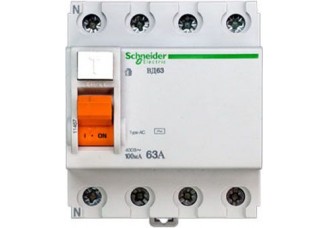 Устройство защитного отключения 4-пол. 63А 100мА тип АС Domovoy Schneider Electric