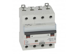 Дифференциальный автомат 4-пол. 25А 300mA тип AC DX3 Legrand