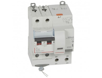 Дифференциальный автомат 2-пол. 10A 300mA тип АС DX3 Legrand