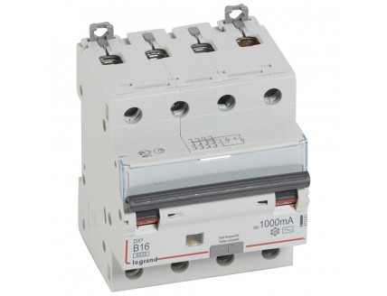Дифференциальный автомат 4-пол. 16А B 1000mA тип AC DX3 Legrand