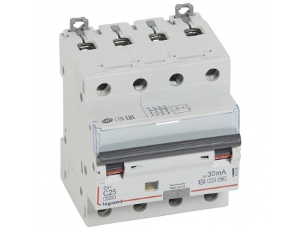 Дифференциальный автомат 4-пол. 25А 30mA Hpi DX3 Legrand
