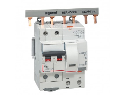 Дифференциальный автомат 2-пол. 10A 30mA тип АС DX3 Legrand