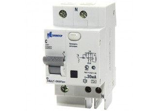 Автоматический выключатель дифференциального тока АВДТ-063, 1P+N, 32А, 30mA, тип А