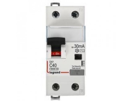 Дифференциальный автомат 1 полюс +N 40А 30ma тип AC DX3 Legrand