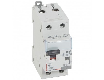 Дифференциальный автомат 1пол.+N 6А 30mA Hpi DX3 Legrand