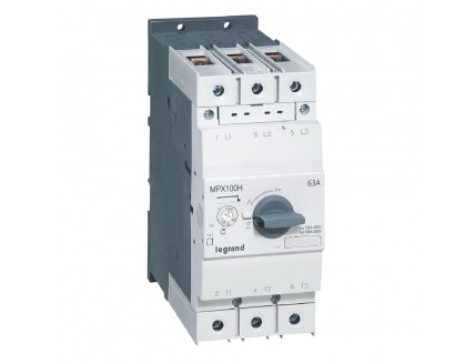 Автомат защиты двигателя.MPX3 T100H63A 100kA(45А-63А)