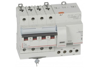 Дифференциальный автомат 4-пол. 50А 30mA тип AC DX3 Legrand