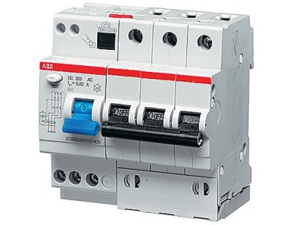 Дифференциальный автомат 7мод. DS203 M A-C63/0,03