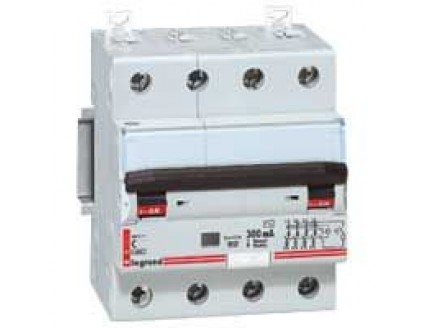 Дифференциальный автомат 4-пол. 32А 30mA тип AC DX Legrand
