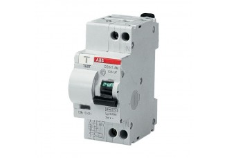 Дифференциальный автомат 1-пол+N 10A C 30mA тип АC 4.5kA ABB