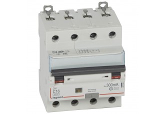 Дифференциальный автомат 4-пол. 16А 300mA тип AC DX3 Legrand