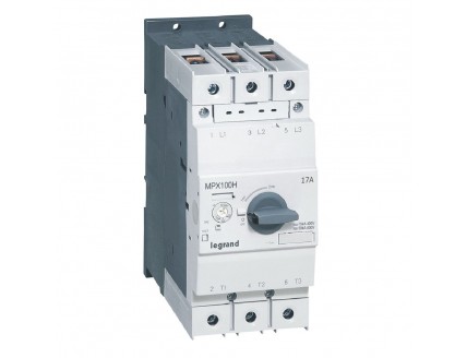 Автомат защиты двигателя.MPX3 T100H17A 100kA(11-17А)