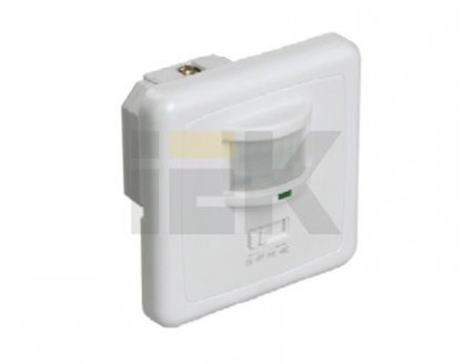 ИК-Датчик движенияи звука IEK ДД-035 скрытой установки 500Вт (обзор 140 гр. / дальность 12 м) IP20 белый