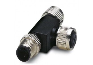 Т-образный распределитель для шинных систем SAC-4P-M12T/2XM12 CCL Phoenix Contact