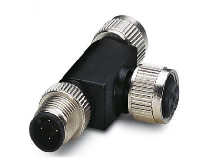 Т-образный распределитель для шинных систем SAC-4P-M12T/2XM12 CCL Phoenix Contact