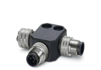 Т-образный распределитель для шинных систем SAC-M12T/2XM12 PBDP Phoenix Contact