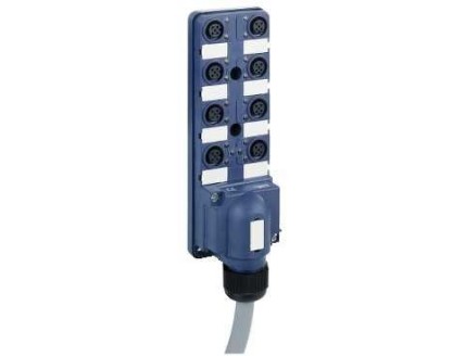 КЛЕММ БЛОК ПАССИВ IP67 8 КАНАЛ M12 С КАБ