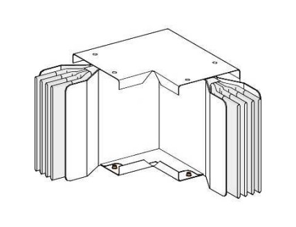 СЕКЦИЯ УГЛОВАЯ ПЛАШМЯ N2, 3L+N+PE, Cu, 1600А