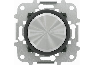 Механизм электронного поворотного светорегулятора для LED, 2 - 100 Вт, серия SKY Moon, кольцо "чёрно