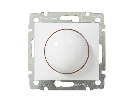 Светорегулятор роторный Valena 40-400ВА ( R +RL ) белый