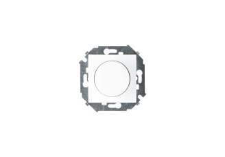 Светорегулятор поворотно-нажимной 500Вт 230В белый Simon 15