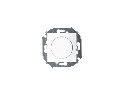 Светорегулятор поворотно-нажимной 500Вт 230В белый Simon 15