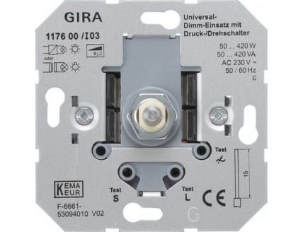 Мех-м светорег. роторного 50-420ВА ( R+RL+RC) Gira