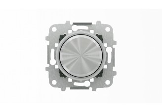 Механизм электронного поворотного светорегулятора для LED, 2 - 100 Вт, серия SKY Moon, кольцо "хром"