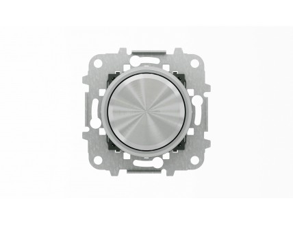 Механизм электронного поворотного светорегулятора для LED, 2 - 100 Вт, серия SKY Moon, кольцо "хром"