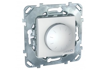 Светорегулятор поворотно-нажимной Unica 40-400Вт/ВА (R+RL) белый