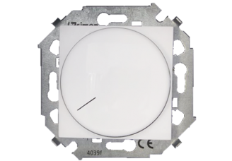 Светорегулятор поворотный для диммируемых LED ламп 230В 5-21Вт, винт. зажим, белый