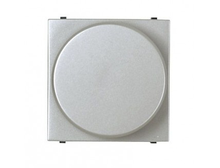 Светорегулятор 2 мод.роторный 60-500ВА 230В (R+RL+RC) серебро Zenit