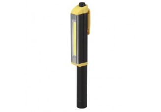 Фонарь (LED 7Вт) Практик черн-желт (3хААА) крючок, магнит, корпус алюминий (ЭРА)