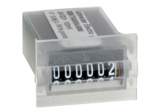 Суммирующий счетчик, 24 V пост. ток , 6 цифр, 20 x 30 mm , механич.