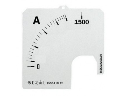 Шкала для амперметра SCL-A5-1500/72