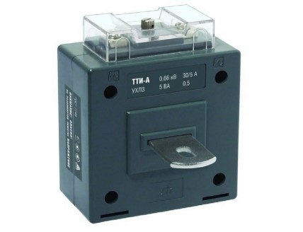 Трансформатор тока измерительный с шиной ТТН-Ш 30/5- 5VA/0,5 TDM