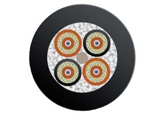 SM FO ROBUST CABLE GP (4E9/125) OUTDOOR CABLE; WITH PROTECTION AGAIST RODENTS; SPLITTABLE; W/O CONNE