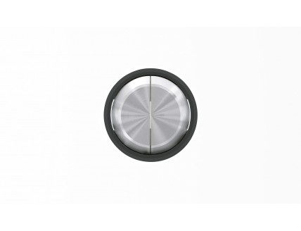 Клавиша 2-кл. выключателей/переключателей кольцо "черное стелко" SKY Moon ABB