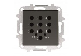 Накладка для механизма электронного выключателя с кодовой клавиатурой 8153.5, серия SKY, цвет чёрный
