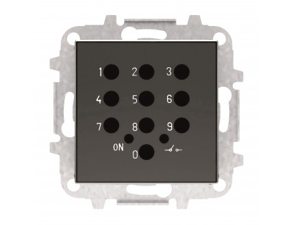 Накладка для механизма электронного выключателя с кодовой клавиатурой 8153.5, серия SKY, цвет чёрный